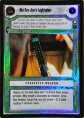 Qui-Gon Jinn's Lightsaber - Super Rare Foil - AI - Alternate Image